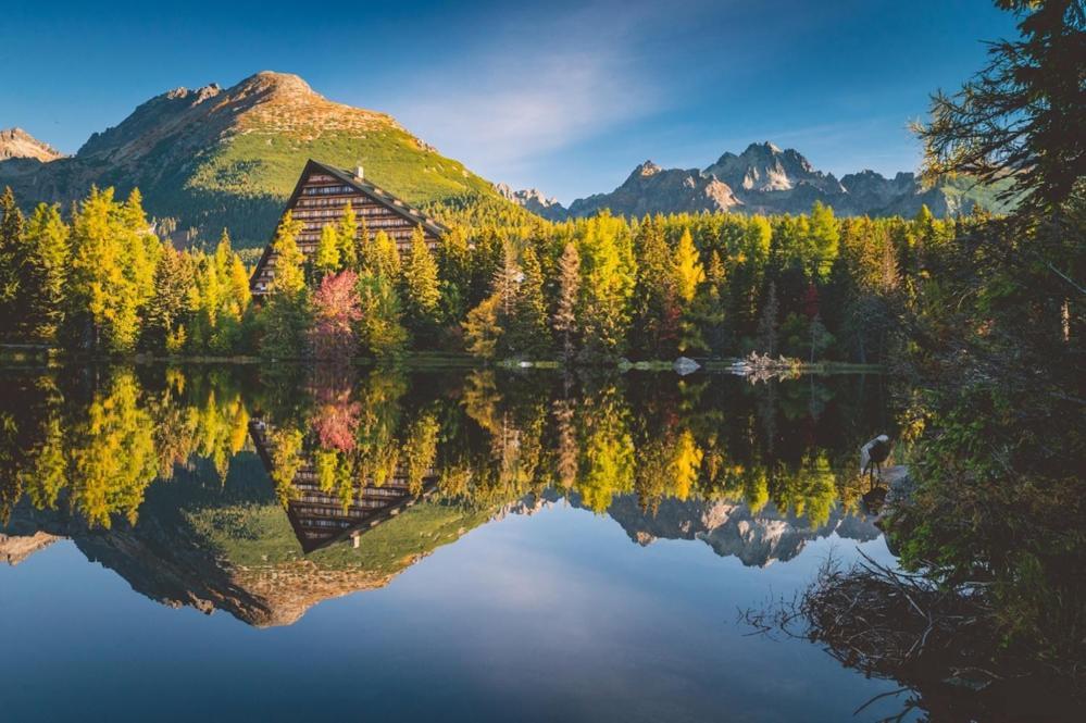 Cozy Mountain Attic Apartment In High Tatras เวลคา ลอมนิตซา ภายนอก รูปภาพ