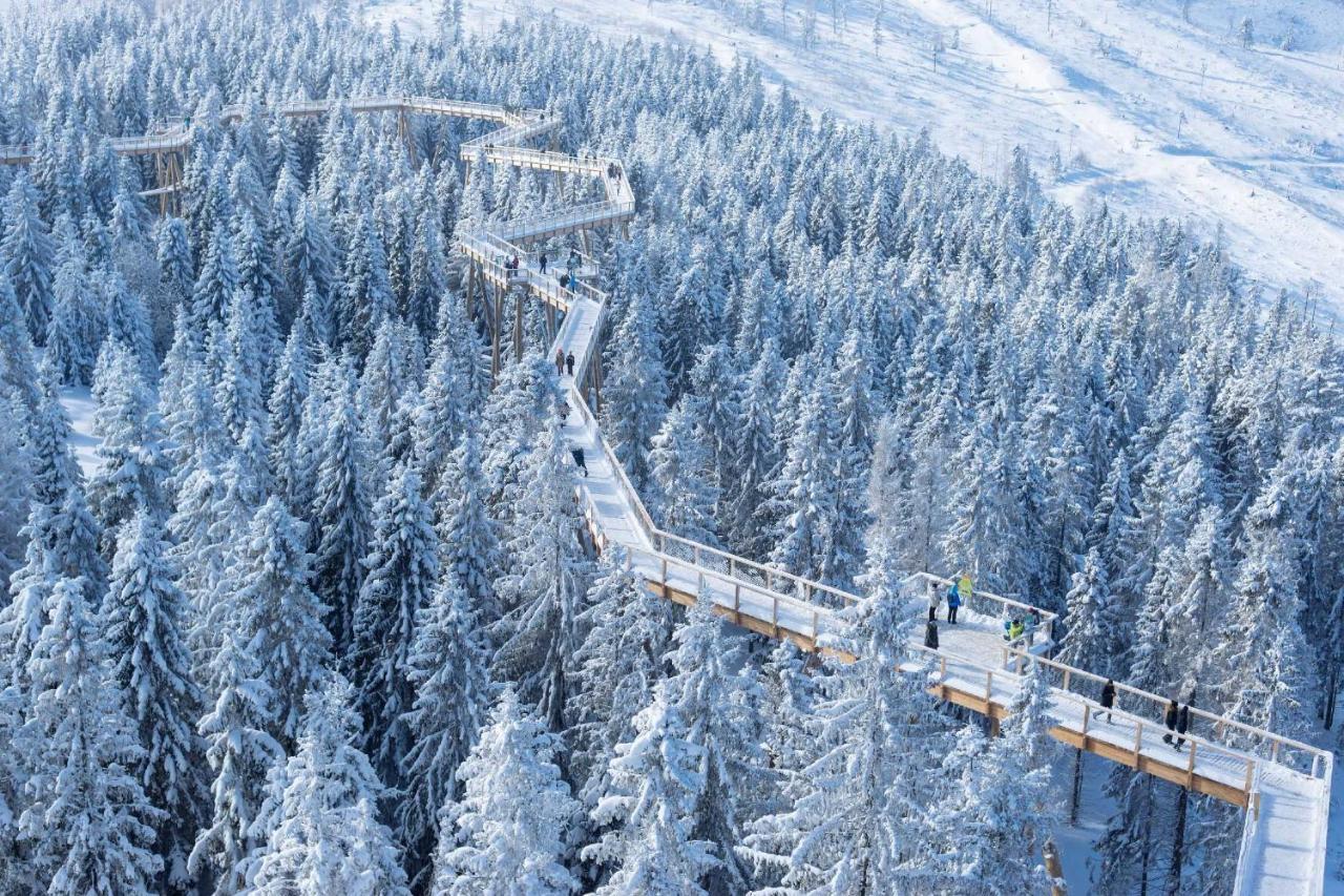 Cozy Mountain Attic Apartment In High Tatras เวลคา ลอมนิตซา ภายนอก รูปภาพ